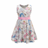 Kids Dresses for Girl Cartoon Snow White Child Clothing