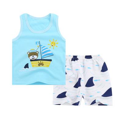 Blue Boat Summer Baby Boy Clothes