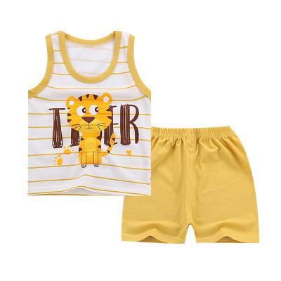 Yellow Lion Summer Baby Boys Clothes