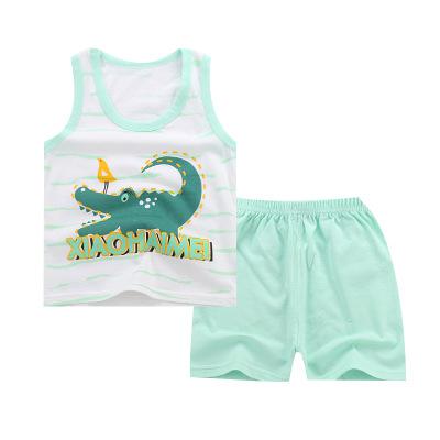 Crocodile Summer Baby Boy Clothes Set