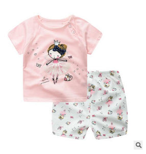 Pink  Ballerina Baby Girl Clothing Set