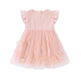 Pink Girl Cotton Princess Dress Children Clothing